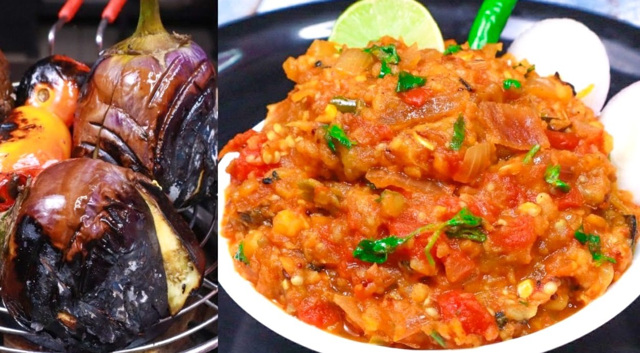 Baingan Ka Bharta Recipe In Hindi // बैंगन का भरता