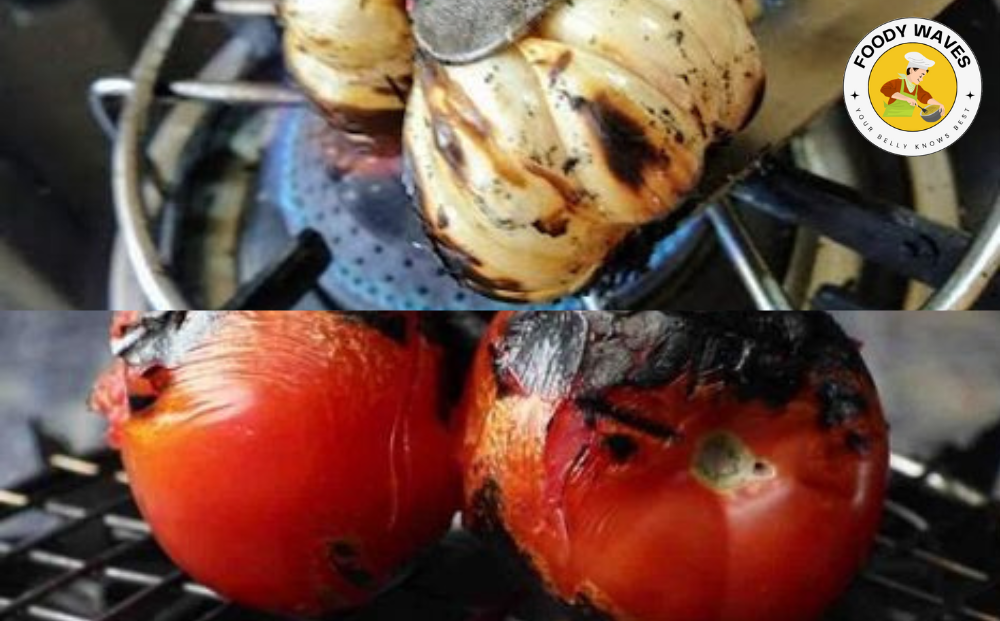 tamatar lahsun ki chutney