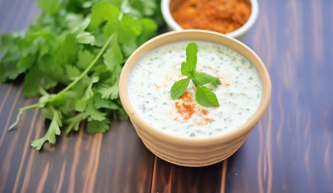 Pudina Raita Recipe In Hindi