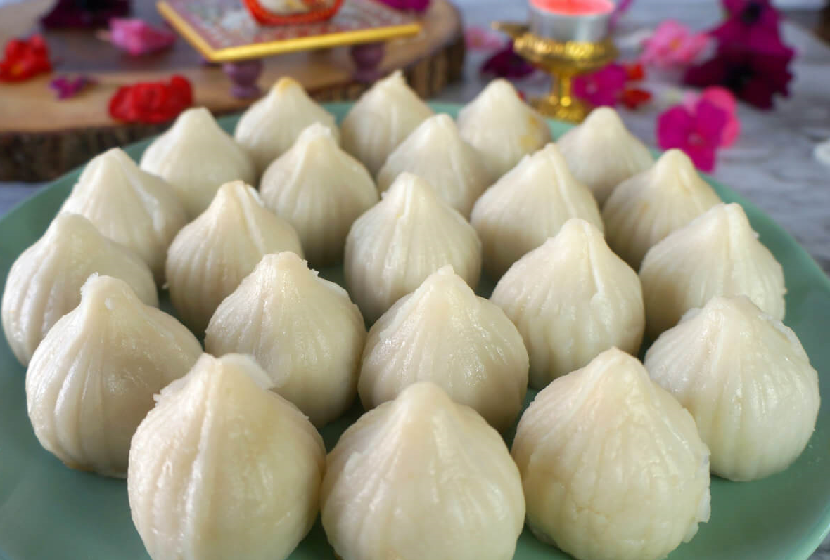 Coconut Jaggery Modak